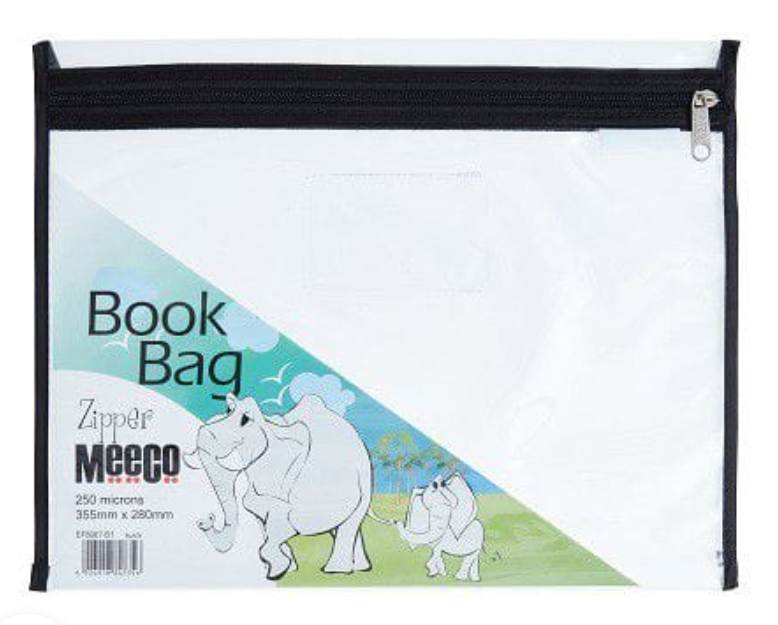 MEECO PVC Pencil Bag with Zip