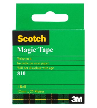 TAPE SCOTCH MAGIC 12x25 SML CORE (DISC)