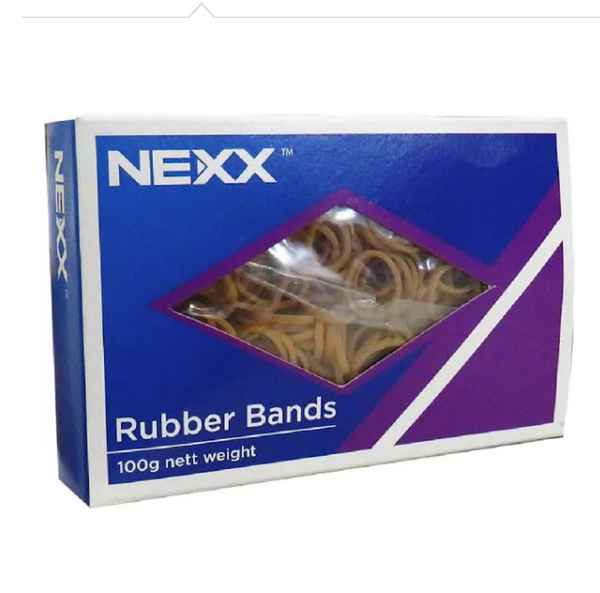 NEXX RUBBER BANDS 100G NO.8 BOX (22MM X1.5W)