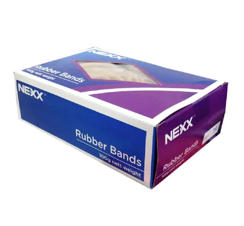 NEXX RUBBER BANDS 100G NO.14 BOX (50MM 1.5W)