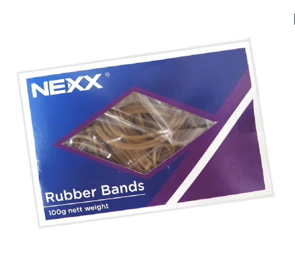 NEXX RUBBER BANDS 100G NO.18 BOX (75MMX1.5W)