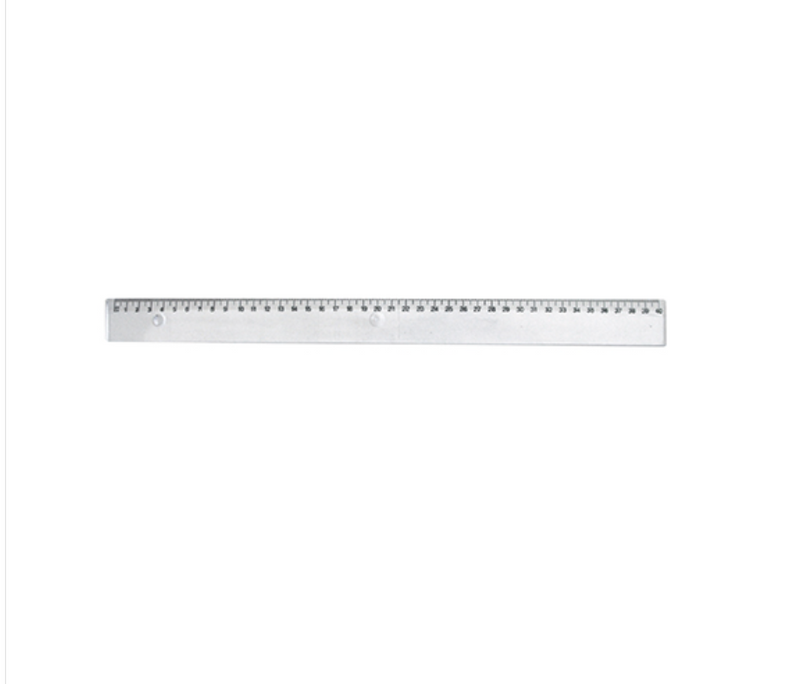 STEPHENS Ruler 50cm Clear Shatterproof