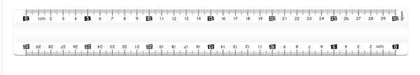 MAPED Ruler Unbreakable 30cm - Clear