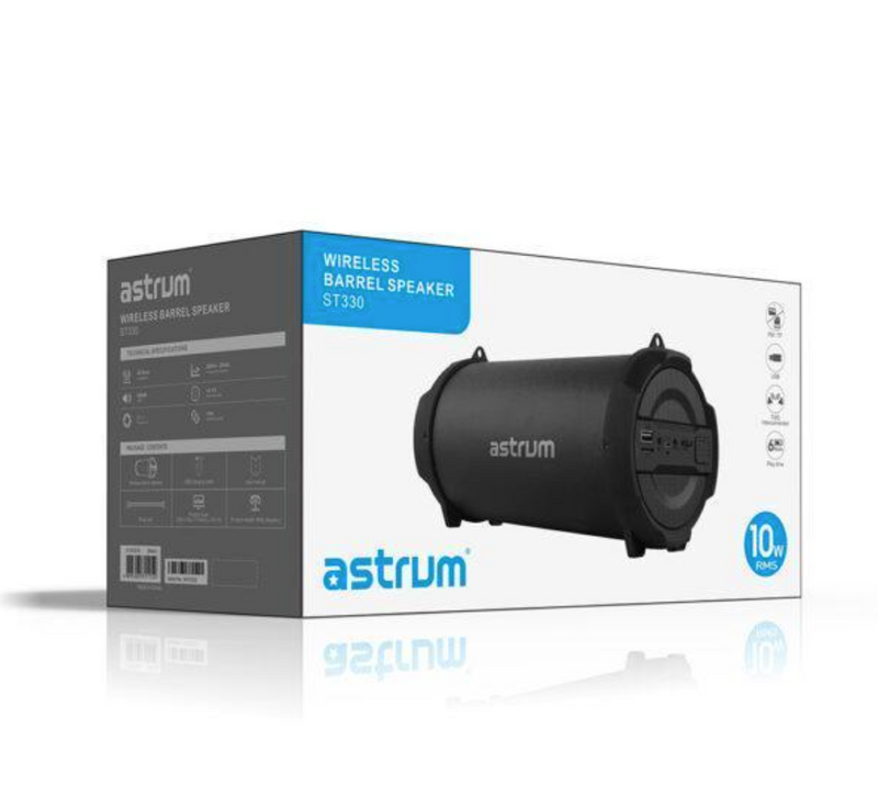 ASTRUM ST330 TWS True Wireless Round Barrel Speaker