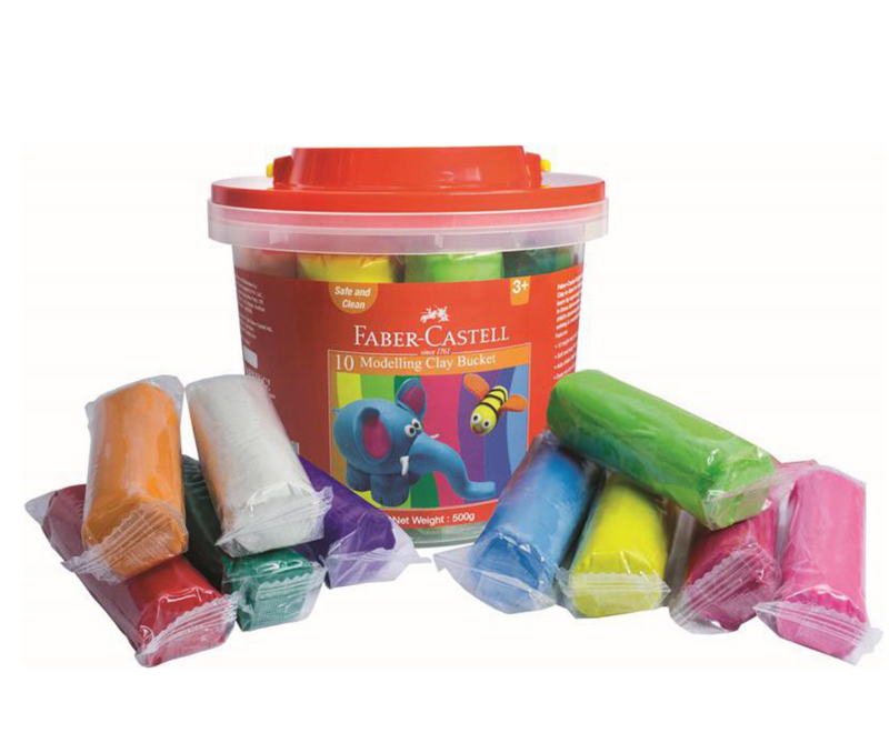 Faber Castell Modelling Clay 500GMS 10'S Bucket