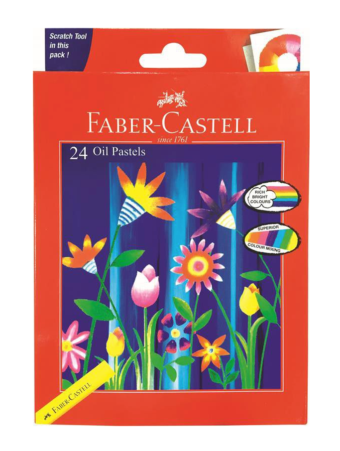 Faber Castell Jumbo Oil Pasteks 10.5 Diameter Box Of 24