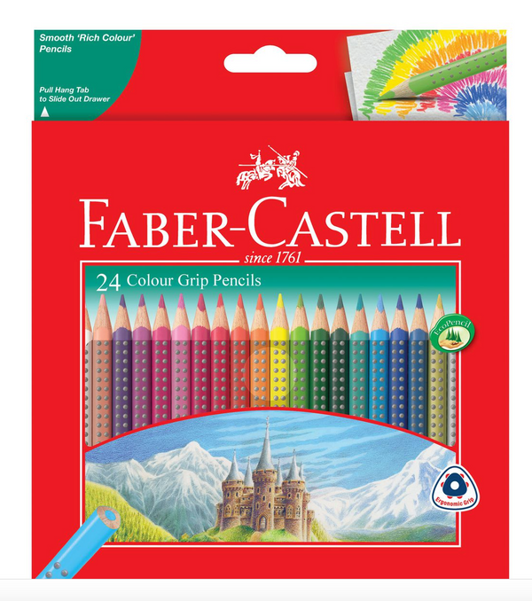 Faber Castell Grip Colour Pencils Box of 24