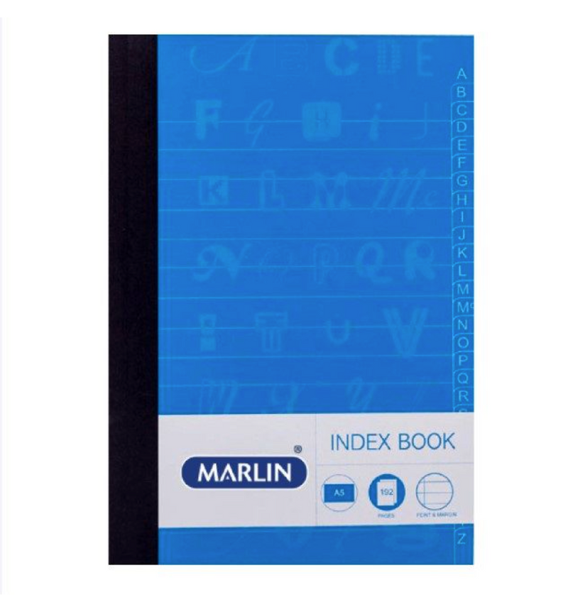 MARLIN INDEX BOOK A4 192 PG