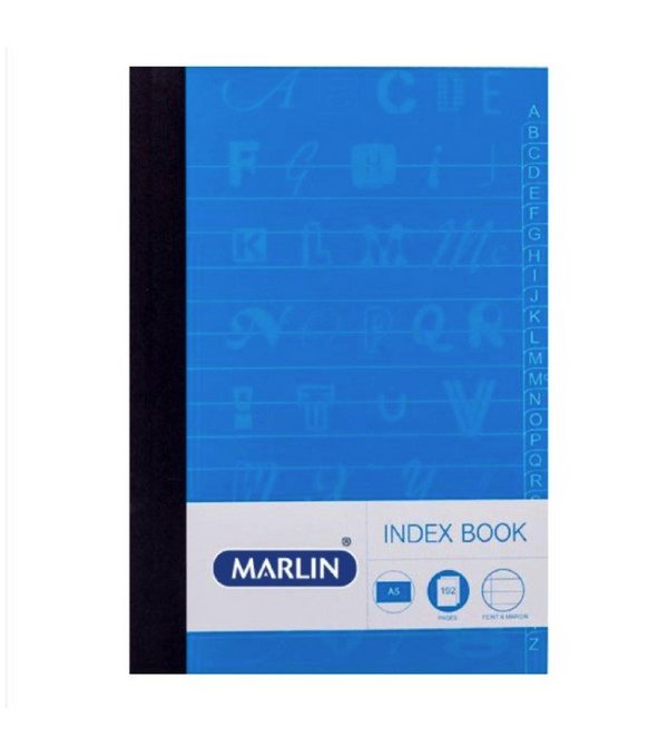 MARLIN INDEX BOOK A5 192 PG