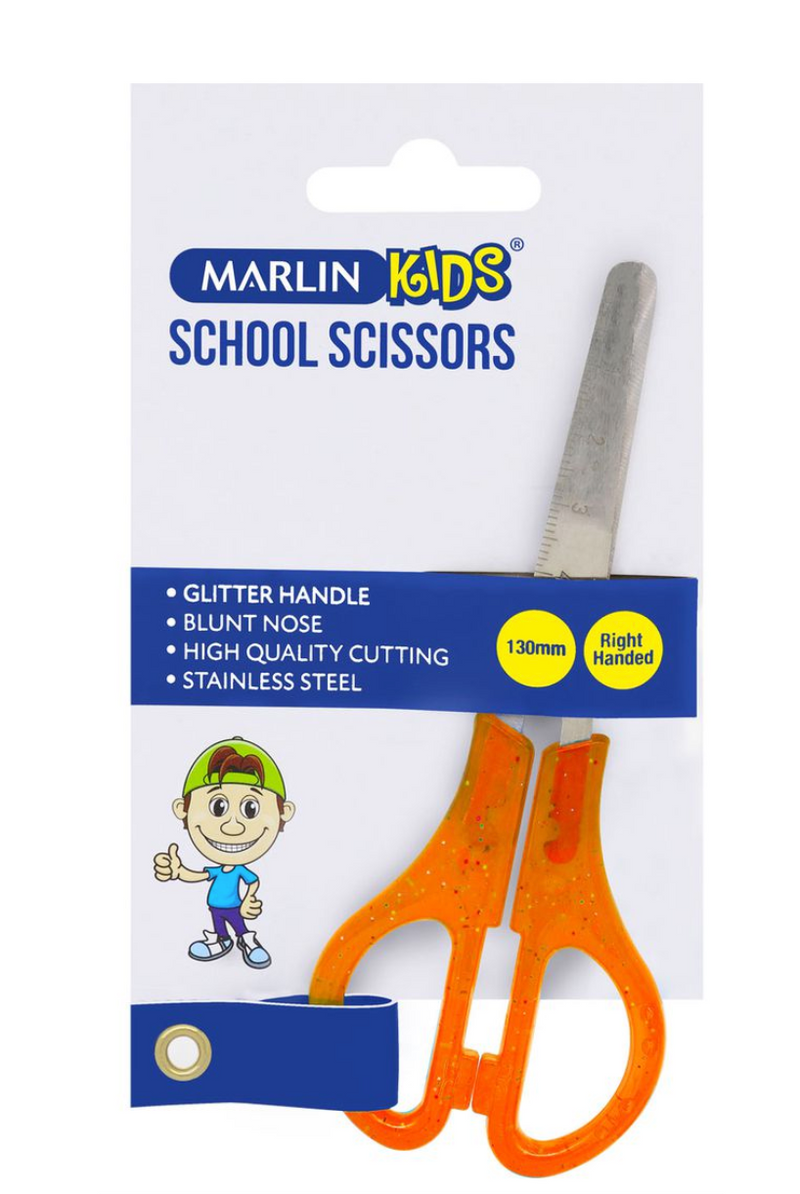 MARLIN SCISSORS 130MM KIDS BLUNT CARD