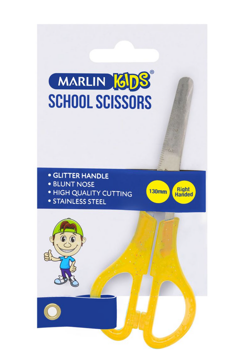 MARLIN SCISSORS 130MM KIDS BLUNT CARD