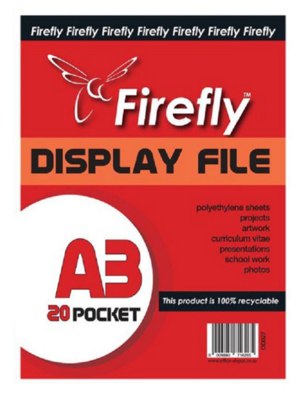 FIREFLY POCKET FILE A3 20PG