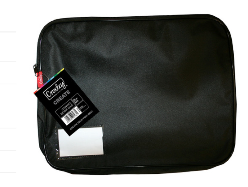 CROXLEY CANVAS GUSSET BOOK BAG