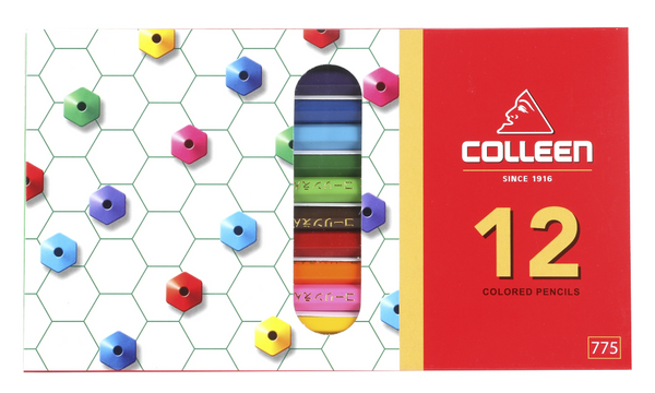 COLLEEN ASSORTED PENCIL COLOURS 12's