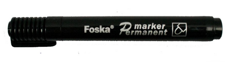 FOSKA PERMANENT BULLET MARKER  BLACK