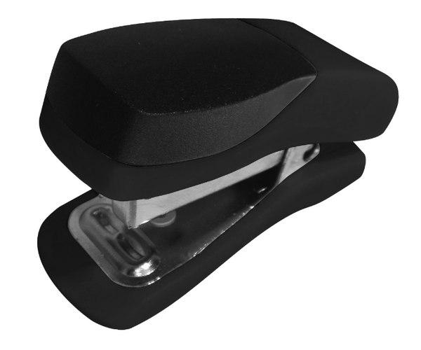 PARROT SINGLE MINI BLACK PLASTIC STAPLER