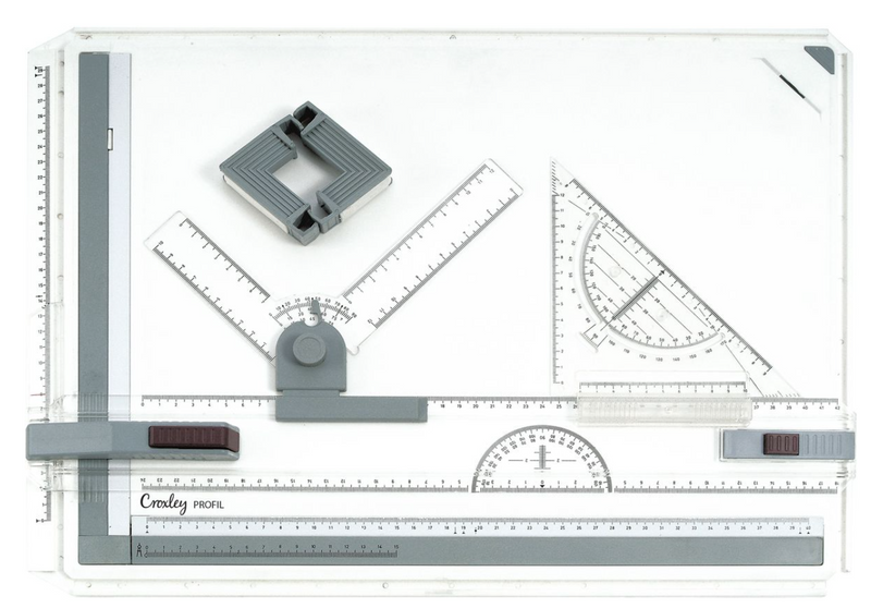 CROXLEY A3 Profil Drawing Board/Double Lock