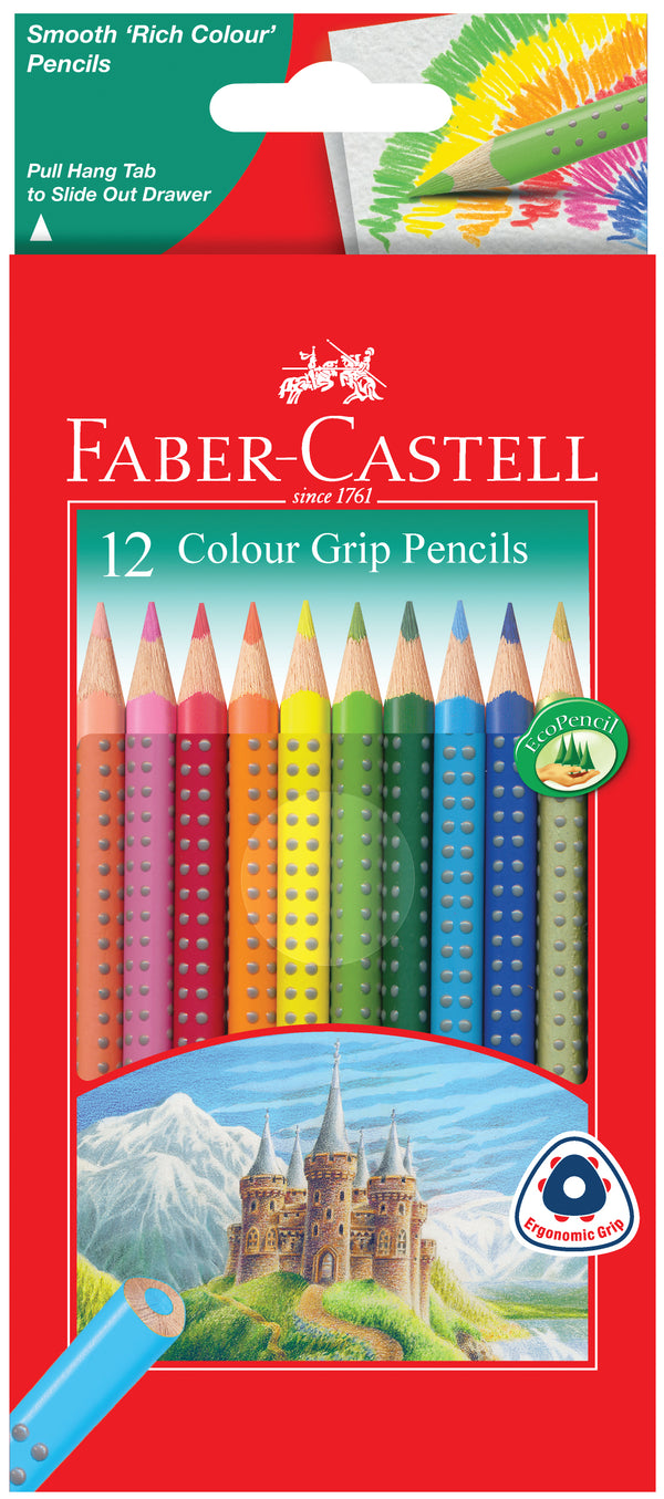 Faber Castell Grip Colour Pencils Box of 12