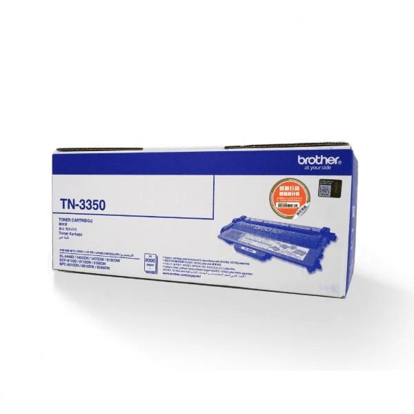 Brother TN-3350 Black Toner Cartridge 8,000 Pages Original Single-pack