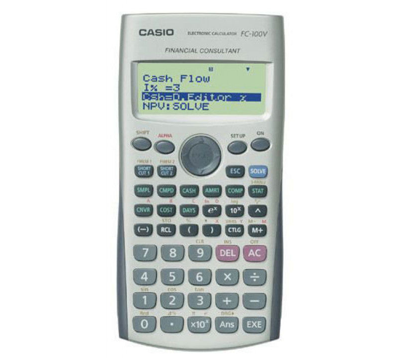 CASIO FC-100V FINANCIAL CALCULATOR