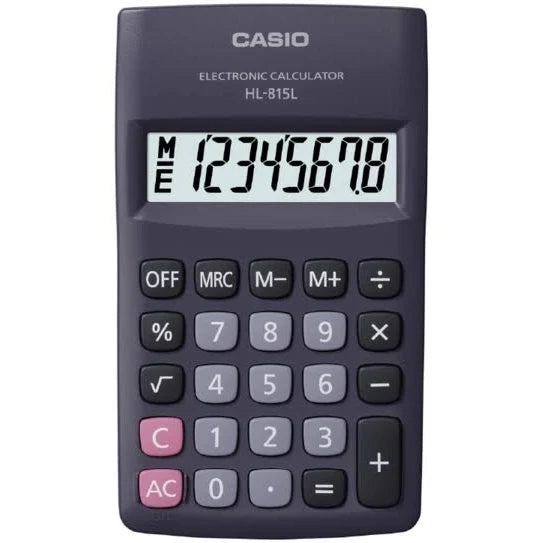 Casio HL-815 8 Digit Pocket Calculator