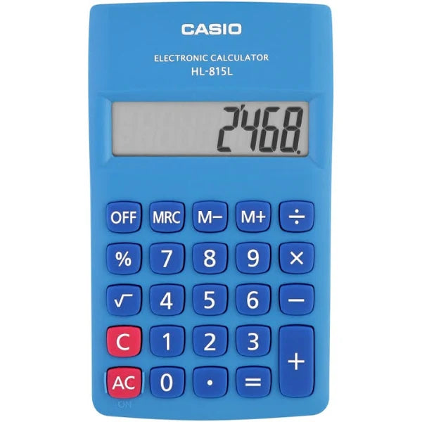 Casio HL-815 8 Digit Pocket Calculator