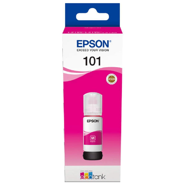 Epson 101 Ink Bottle Magenta EcoTank Original 70ml Single-pack C13T03V34A