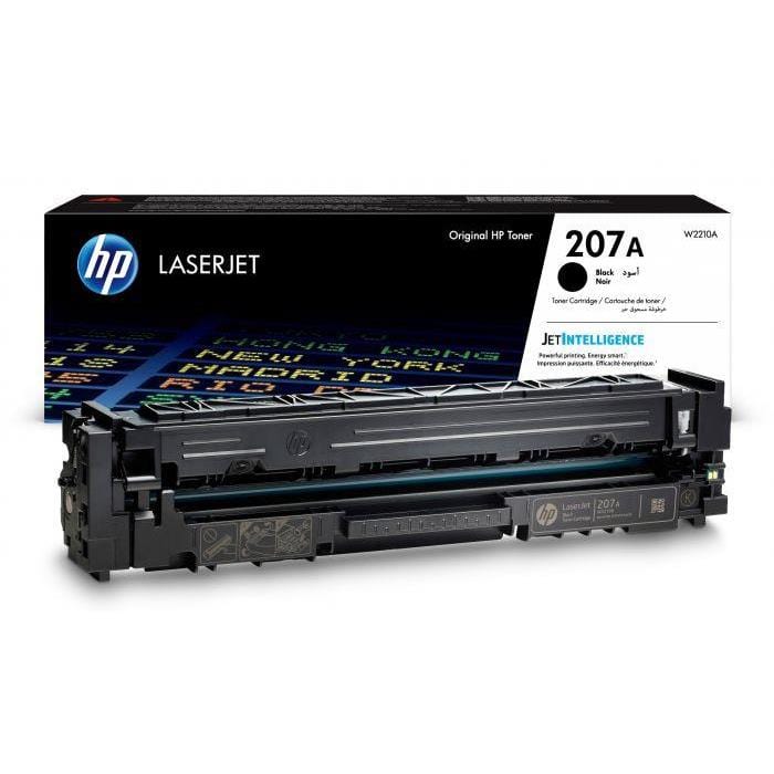 HP 207A Black Toner Cartridge 1,350 Pages Original W2210A Single-pack