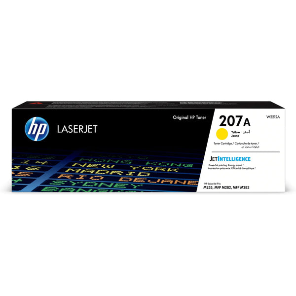 HP 207A Yellow Toner Cartridge 1,350 Pages Original W2212A Single-pack