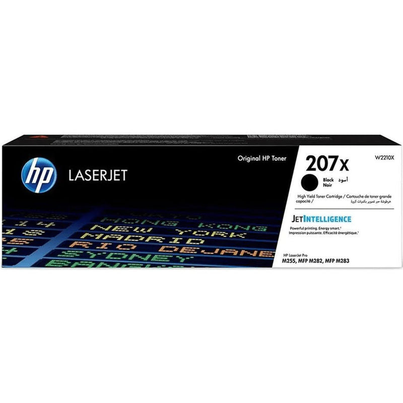 HP 207X Black Toner Cartridge 3,150 Pages Original W2210X Single-pack