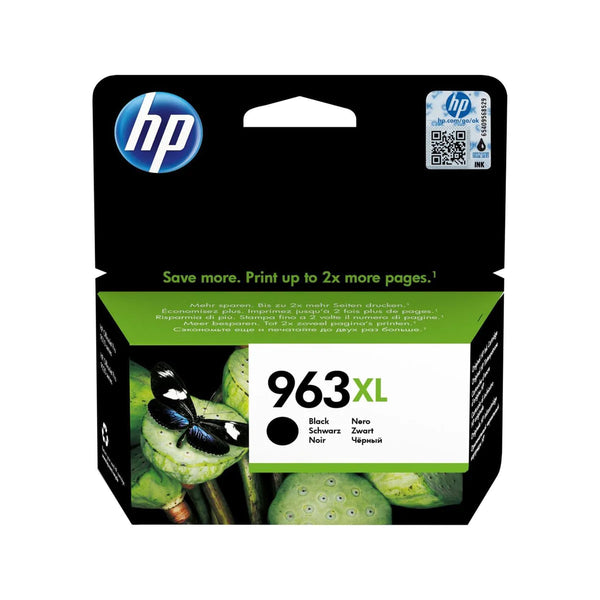 HP 963XL Black High Yield Printer Ink Cartridge Original 3JA30AE Single-pack