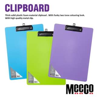 Meeco A4 Foam Clipboard