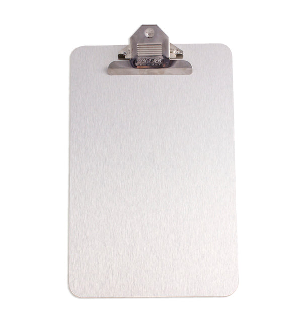 Parrot Brushed Aluminium Clipboard