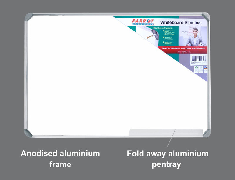 Slimline Non-Magnetic Whiteboard (900 x 600mm)