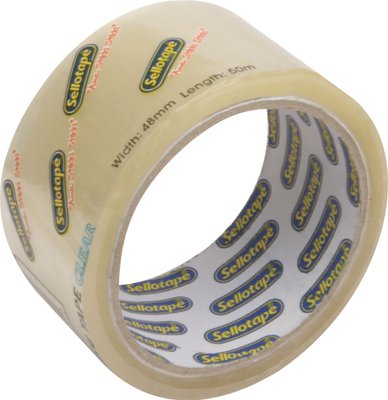 Sellotape Packaging Tape Clear 48mm x 50m Roll