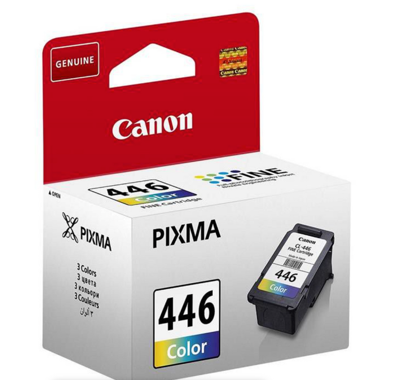 Canon CL-446 Cyan Magenta Yellow Printer Ink Cartridge Original 8285B001 Single-pack