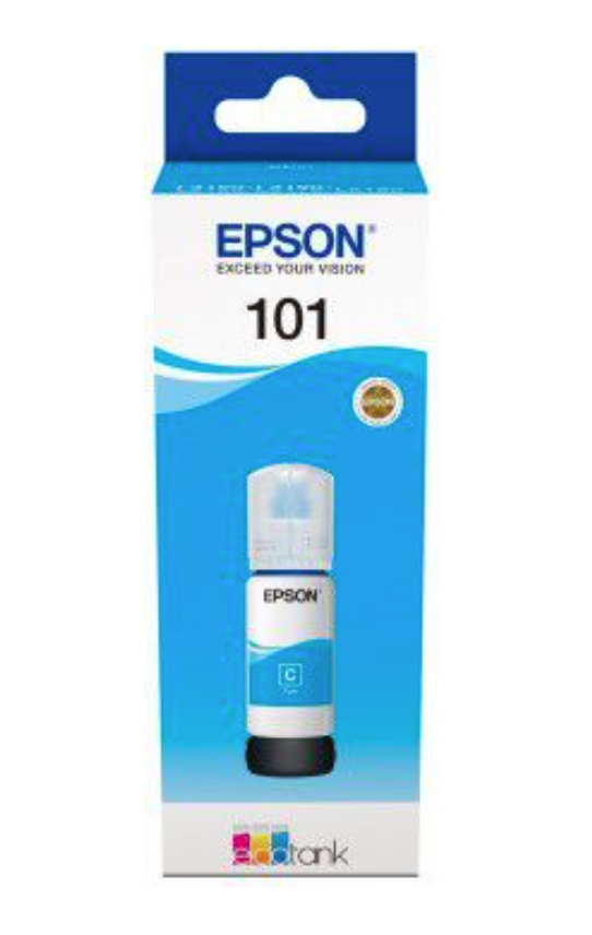 Epson 101 Ink Bottle Cyan EcoTank Original 70ml Single-pack C13T03V24A