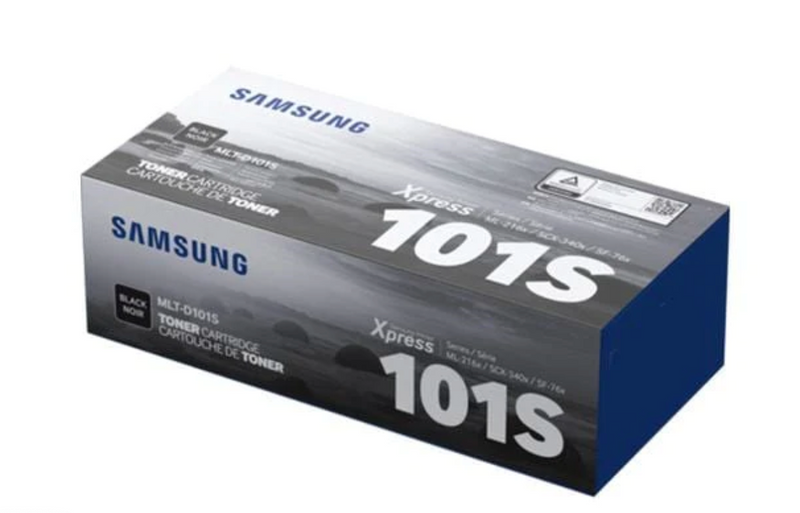 SAMSUNG MLT-D101S Black Toner Cartridge 1,500 Pages Original SU705A Single-pack