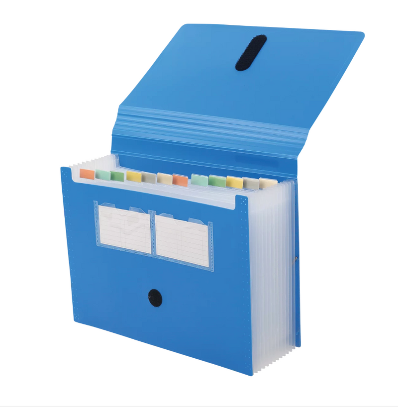 BANTEX A4 PP EXPANDING FILE 13 PARTITION BLACK