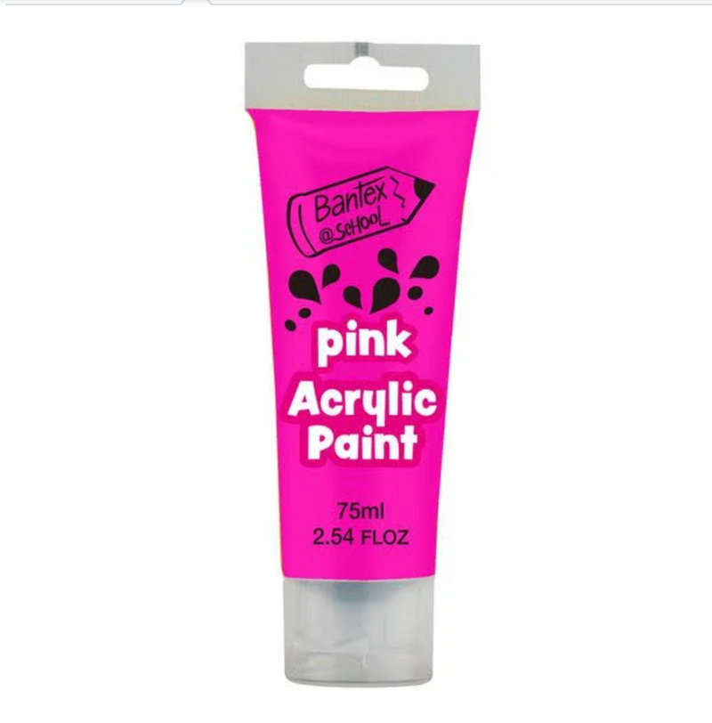 BANTEX ACRYLIC PAINT 75ML ASSORTED COLOURS