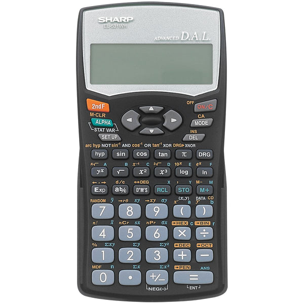 Sharp EL531 WH-BBK - Scientific Calculator 272 Functions